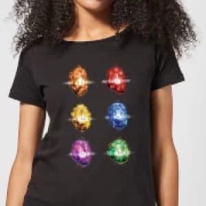 Avengers Infinity Stones Womens T-Shirt - Black