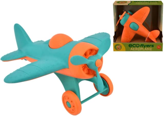 Eco Flyers Bio Plastic Plane 18cm Multi unisex
