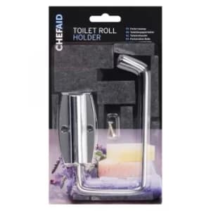 Chef Aid Die Cast Toilet Roll Holder, Chrome