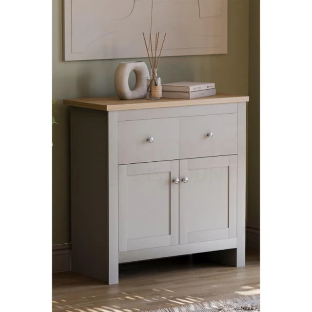 Lassic Vida Designs Arlington 2 Drawer 2 Door Sideboard Grey unisex One Size