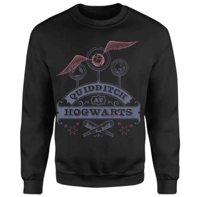 Harry Potter Quidditch At Hogwarts Sweatshirt - Black - M