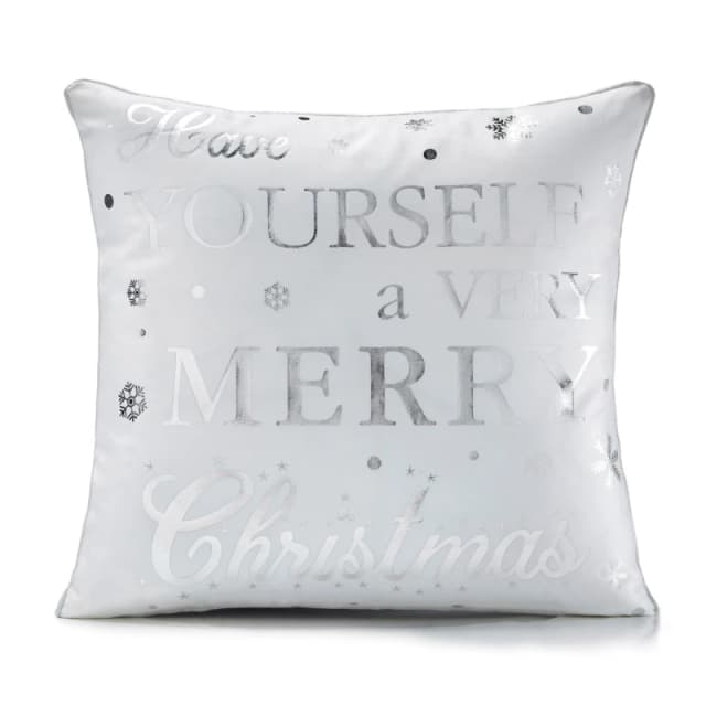 Alan Symonds Have Yourself Christmas Cushion White unisex 45x45cm
