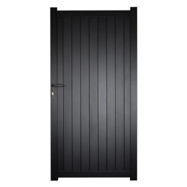 Devon Premium Metal Side Gate - Black