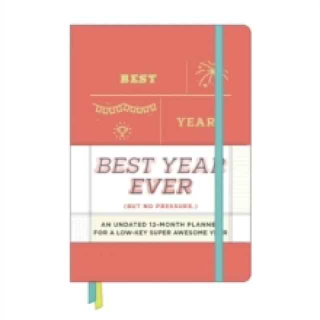 Knock Knock Best Year Ever Large Hardcover Planner Diary or journal