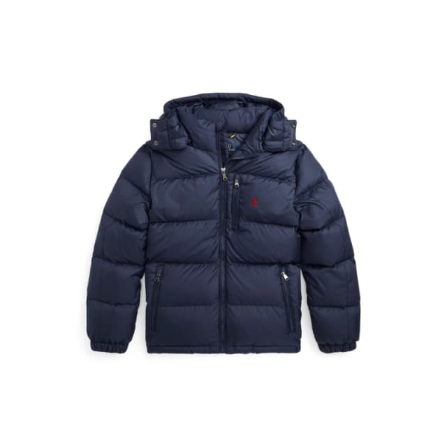Polo Ralph Lauren Kids Insulated Weather Resistant Medium Puffer Jacket Newport Navy male 7Y/S