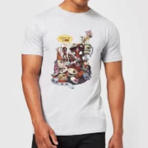 Marvel Deadpool Merchandise Royalties Mens T-Shirt - Grey - 3XL