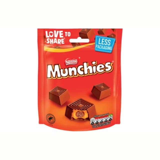 Munchies Nestle Munchies Milk Chocolate Caramel Sharing Bag 104g 12465769 12465769