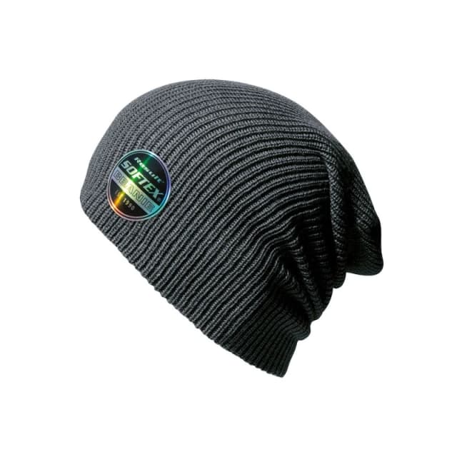Result Core Mens Soft Beanie in Charcoal Charcoal Male One Size