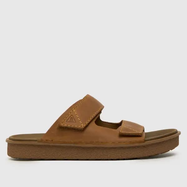 Clarks litton strap sandals in tan Tan UK 10 (EU 44½)