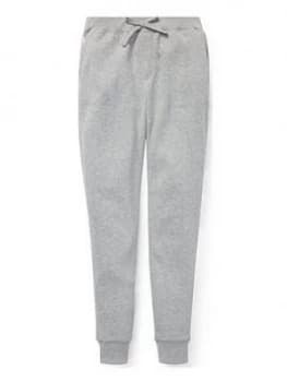 Ralph Lauren Girls Classic Slim Leg Cuffed Jogger - Grey, Size Age: 16 Years, XL, Women