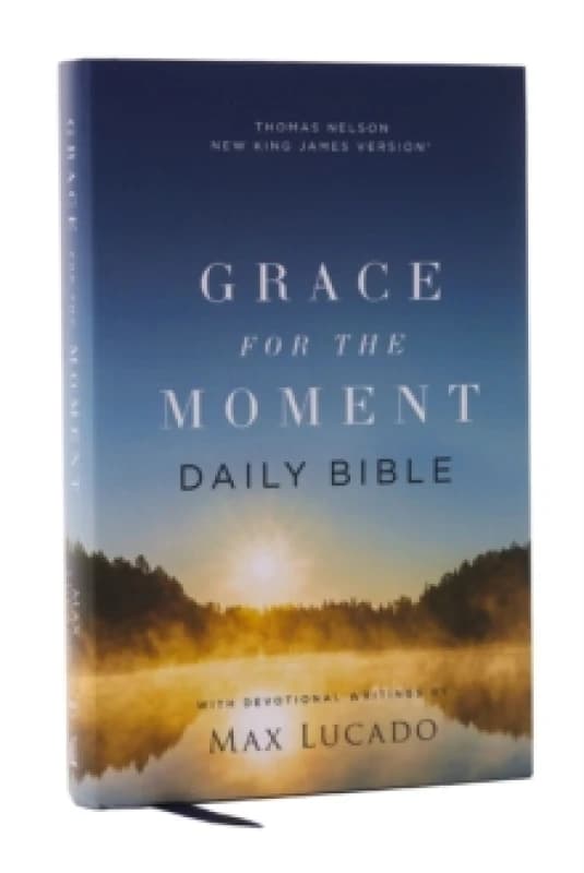 NKJV, Grace for the Moment Daily Bible, Hardcover, Comfort Print Hardback