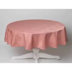 Homespace Direct - Damask Rose Tablecloth 54x90 Rectangle For Dining Table Easycare - Pink