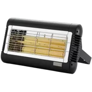 Tansun Sorrento 2.0kW Quartz Infra-Red Heater - Black - SOR220IP/BLK