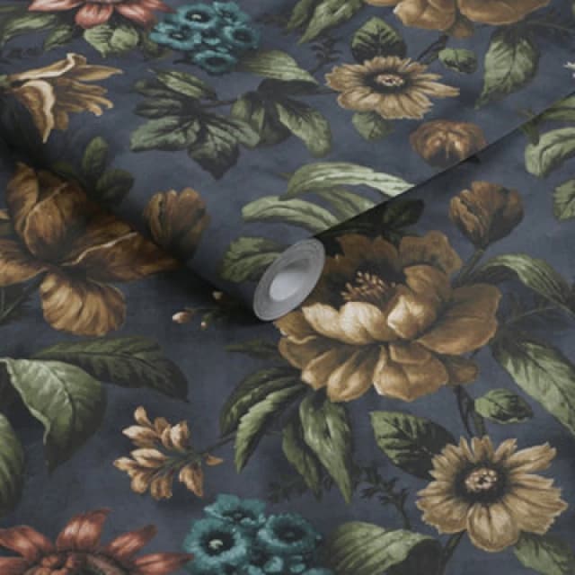 Superfresco Easy Gardenia Archival Blue Wallpaper Wallpaper One size Blue 39796618000