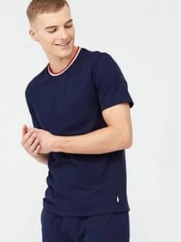 Polo Ralph Lauren Contrast Collar Lounge T-Shirt - Cruise Navy