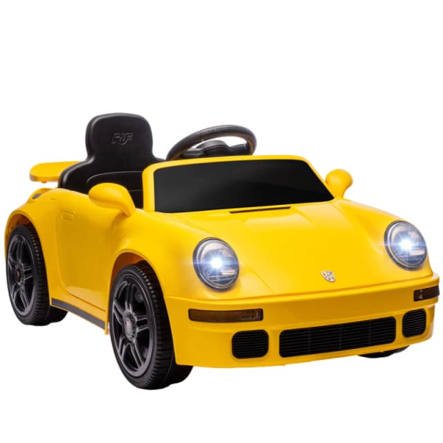 AIYAPLAY AIYAPLAY Battery Powered Kids Electric Car with Remote Control - Yellow