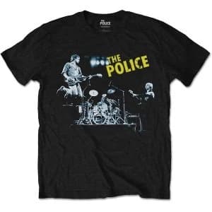 The Police - Live Unisex Medium T-Shirt - Black