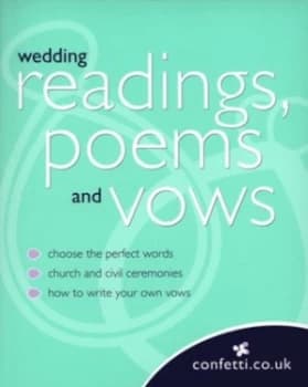 Wedding Readings Poems and Vows by Confetti.Co.Uk Paperback
