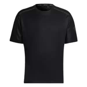 adidas Workout PU-Coated T-Shirt Mens - Black