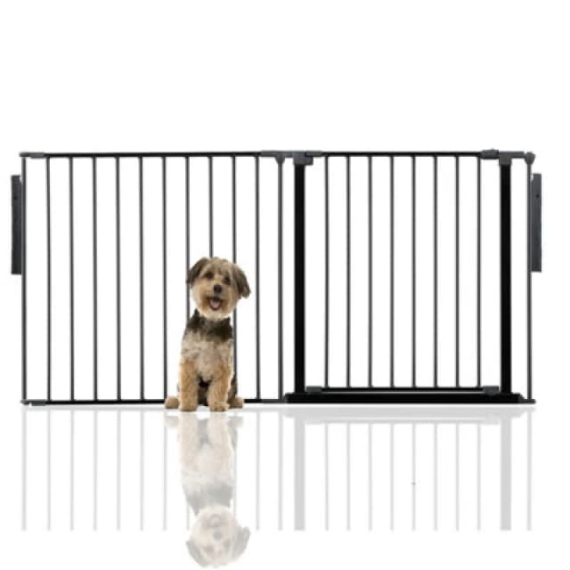 Bettacare Premium Multi Panel Flexible Pet Barrier, Up To 154Cm Wide, Black, 70Cm High