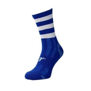 Precision Pro Hooped GAA Mid Socks - Royal/White