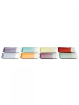 Royal Doulton 1815 Bright Colours 8 Rectangular Trays 23.5cm
