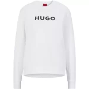 Hugo Logo Hugo Sweatshirt - White