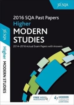 Higher Modern Studies 2016-17 Sqa Past Papers with Answers by Sqa Book