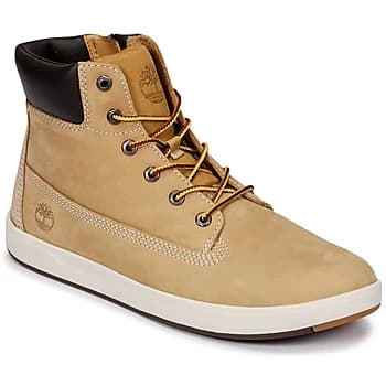 Timberland Davis Square 6" Boot boys's Childrens Shoes (High-top Trainers) in Brown,5