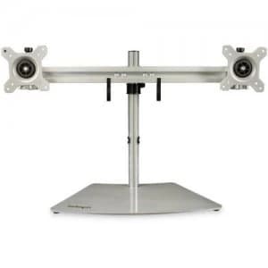 Up to 24" Dual Monitor Stand Silver