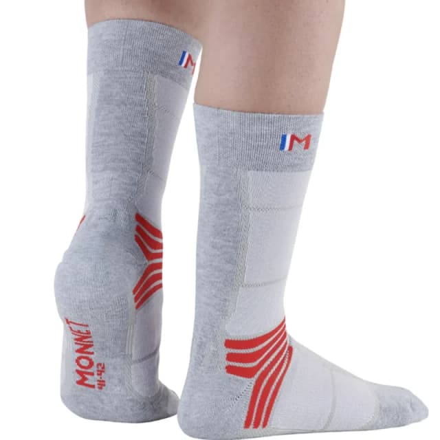 Football Socks Monnet Trek Air Gris Unisex 35/36