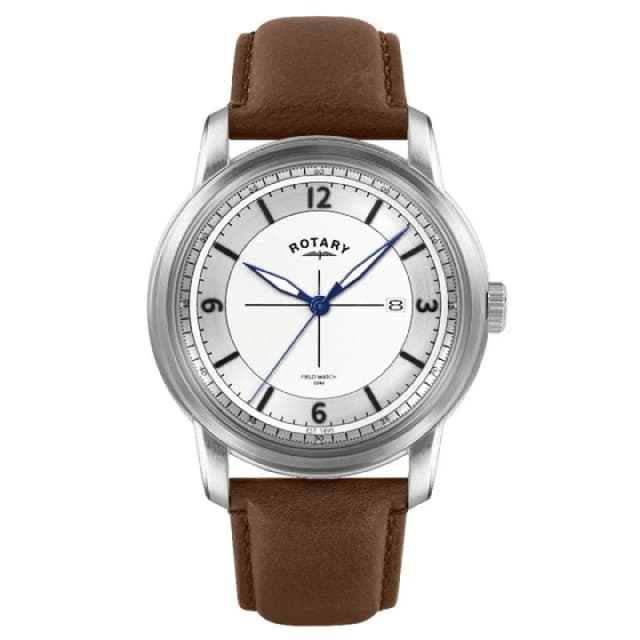 Rotary RGS10005/06 Heritage Field Brown Leather Strap Watch - W13310