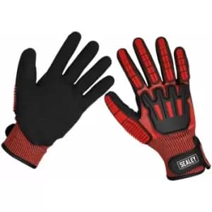 Sealey SSP38L Cut & Impact Resistant Gloves - Large - Pair