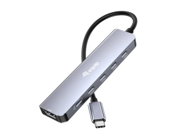 Equip USB-C 6 in 1 Multifunctional Adapter. HDMI 4K/60Hz. USB-C Gen2 x