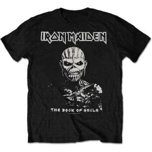 Iron Maiden - The Book of Souls White Contrast Unisex X-Large T-Shirt - Black