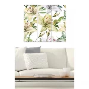 MDF89403688 Multicolor Decorative MDF Painting (3 Pieces)