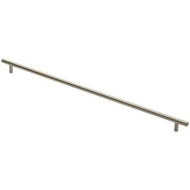 Loops Round T Bar Cabinet Pull Handle 572 x 12mm 512mm Fixing Centres Satin Nickel Metallics unisex