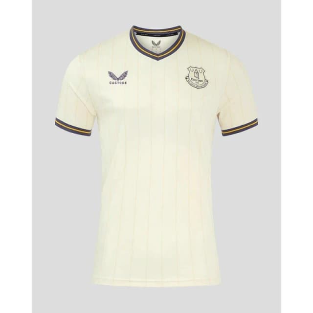 Castore Everton Third Shirt 2024 2025 Juniors - White White 7 - 8 Years