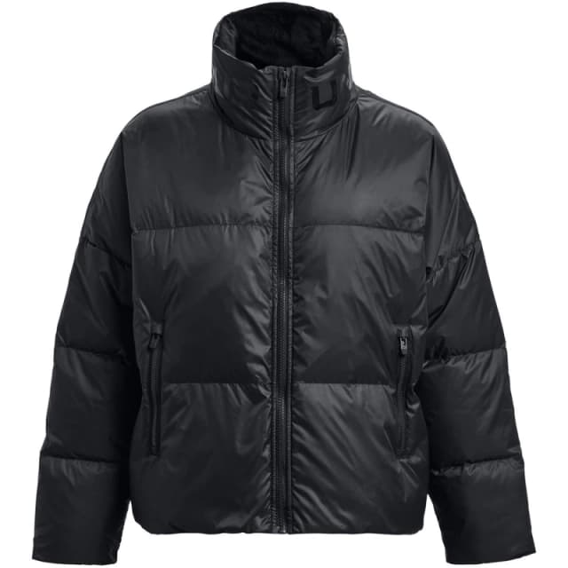 Under Armour Womens CGI Down Puffer Performance Training Jacket Black female 12 (M)