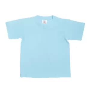 B&C Kids/Childrens Exact 150 Short Sleeved T-Shirt (12-14) (Sky Blue)