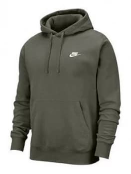 Nike Plus Size Club Overhead Hoodie - Khaki
