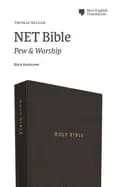 net bible pew and worship hardcover Black comfort print holy bible