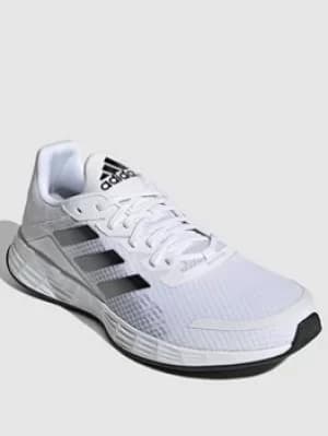 adidas Duramo Sl, White/Black, Size 10, Men