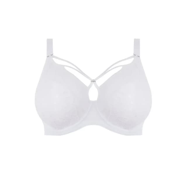 Elomi Womens underwired plunge bra Elomi Brianna Blanc Female 95M