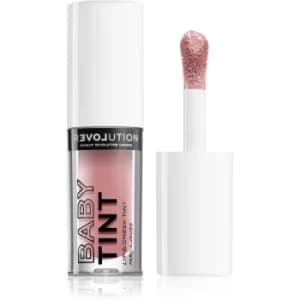 Revolution Relove Baby Tint Liquid Blusher and Lip Gloss Shade Rose 1,4ml