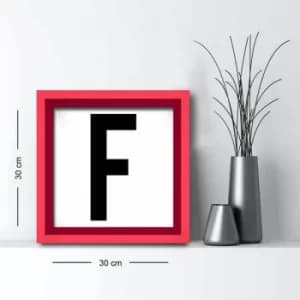 3030AHS-079k Multicolor Decorative Framed MDF Painting