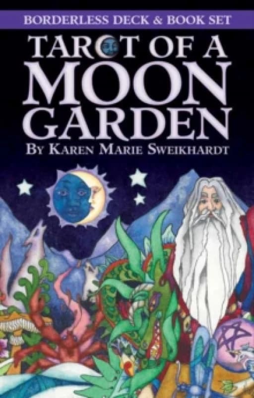 Borderless Tarot Of A Moon Garden Deck Book Set Kit