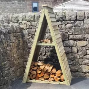 Churnet Valley Garden Furniture Churnet Valley Triangle Log Stoe