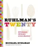 ruhlmans twenty the ideas and techniques that will make you a better cook