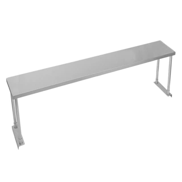 MonsterShop Single Tier Shelves Heavy-Duty Stainless Steel Overshelf